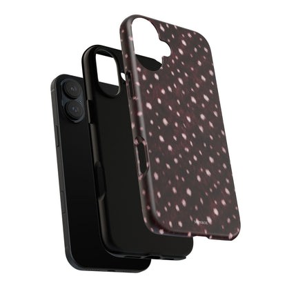 Burgundy Spotted Fur Tough Case