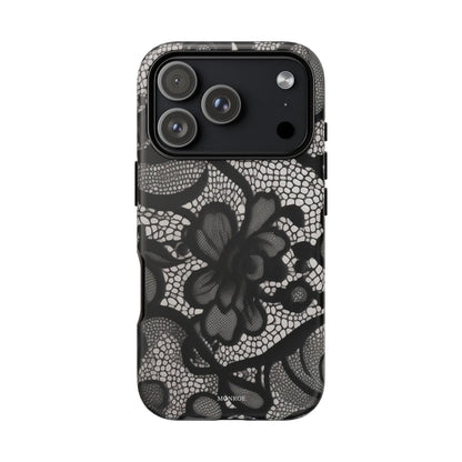Black Floral Vintage Case