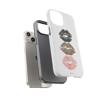 Leopard Glam Lip Tough Case
