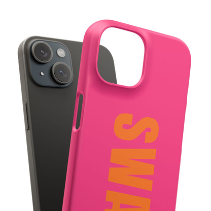 Bold Pink "SWAG" Case