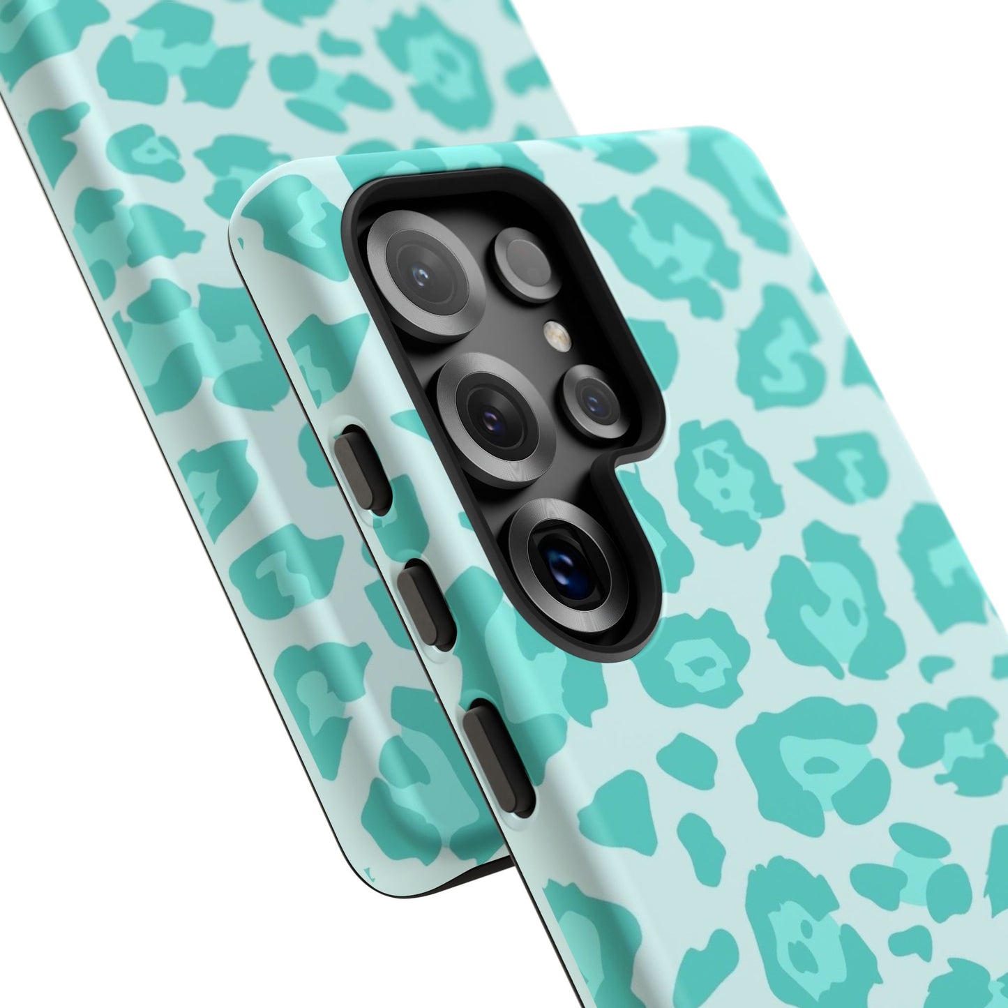 Teal Leopard Tough Case