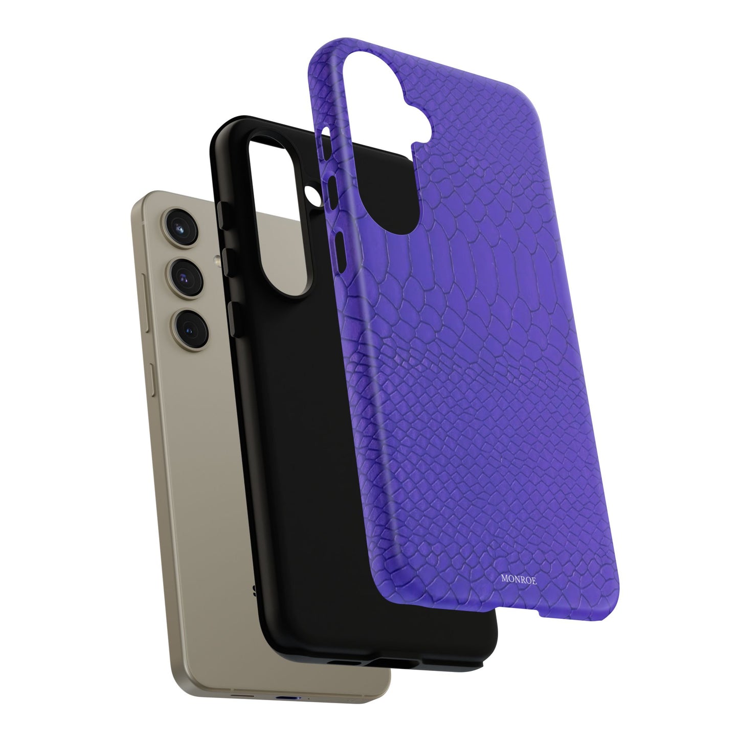 Dark Purple Snake Tough Case