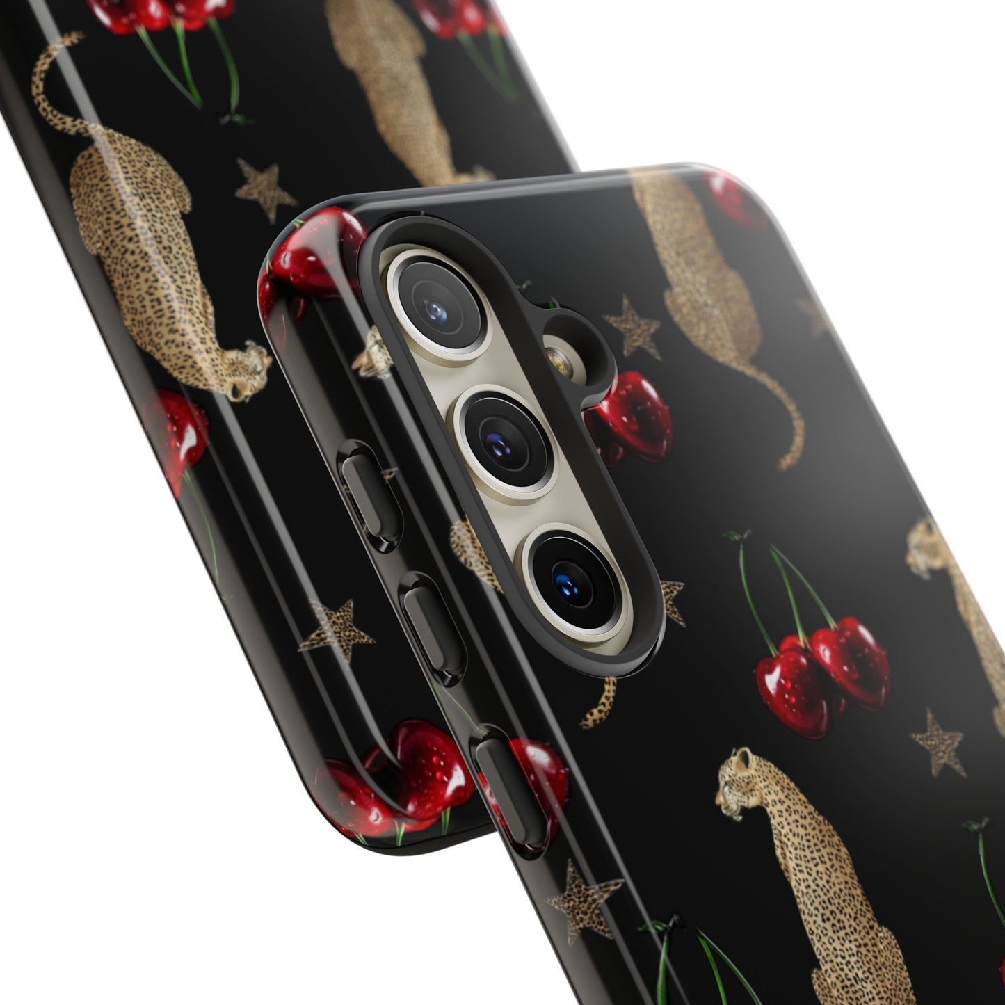 Leopard & Cherry Tough Case