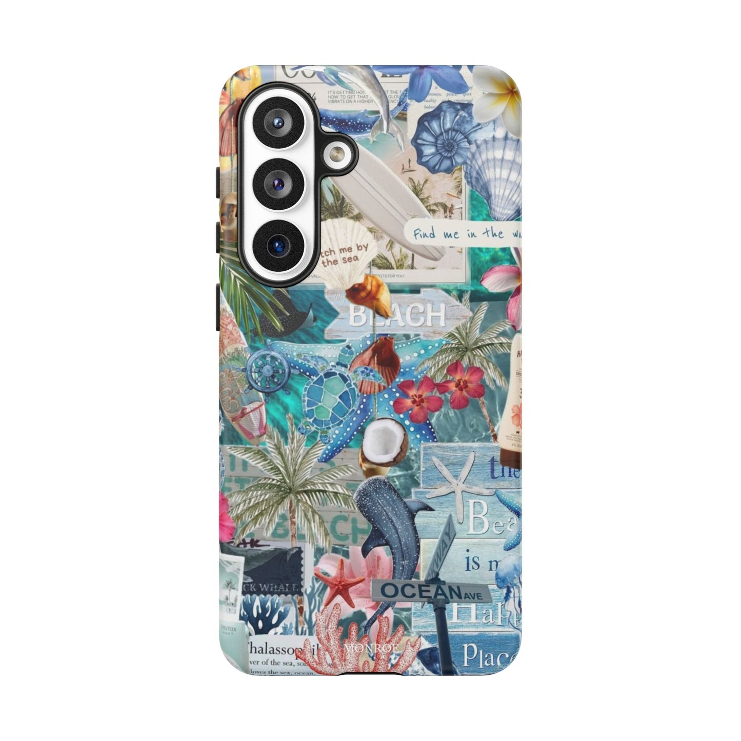 Tropical Beach Collage Tough Case