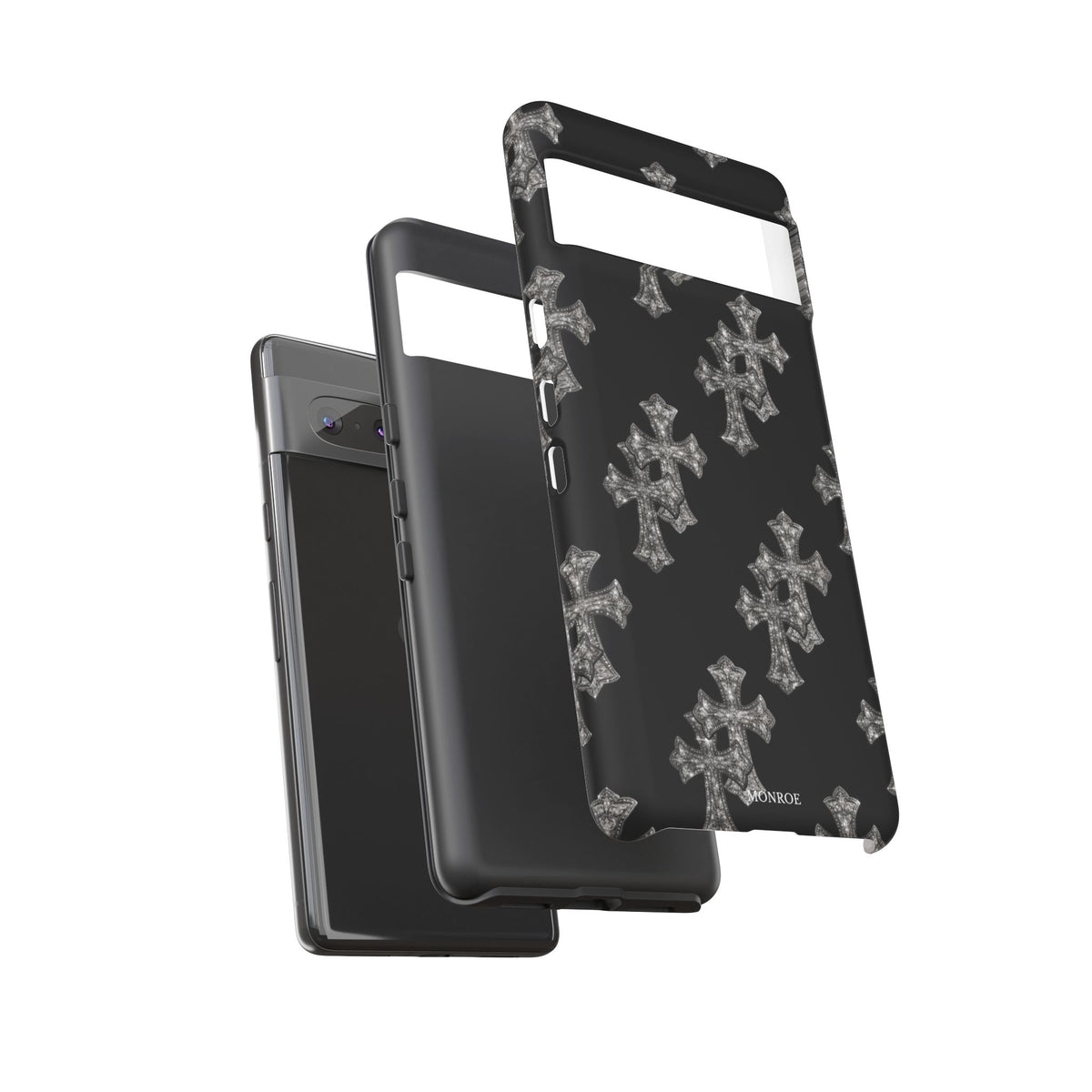 Black Crystal Cross Tough Case