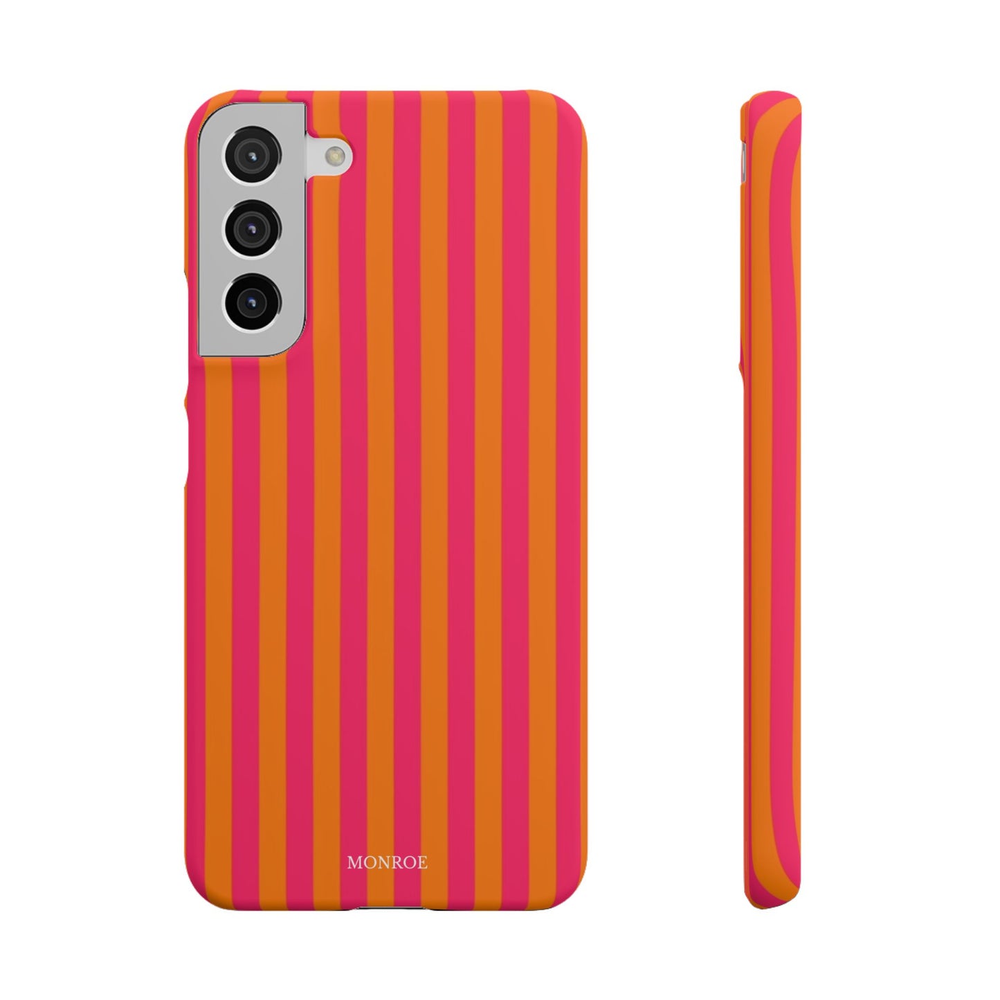 Striped Orange & Pink Case