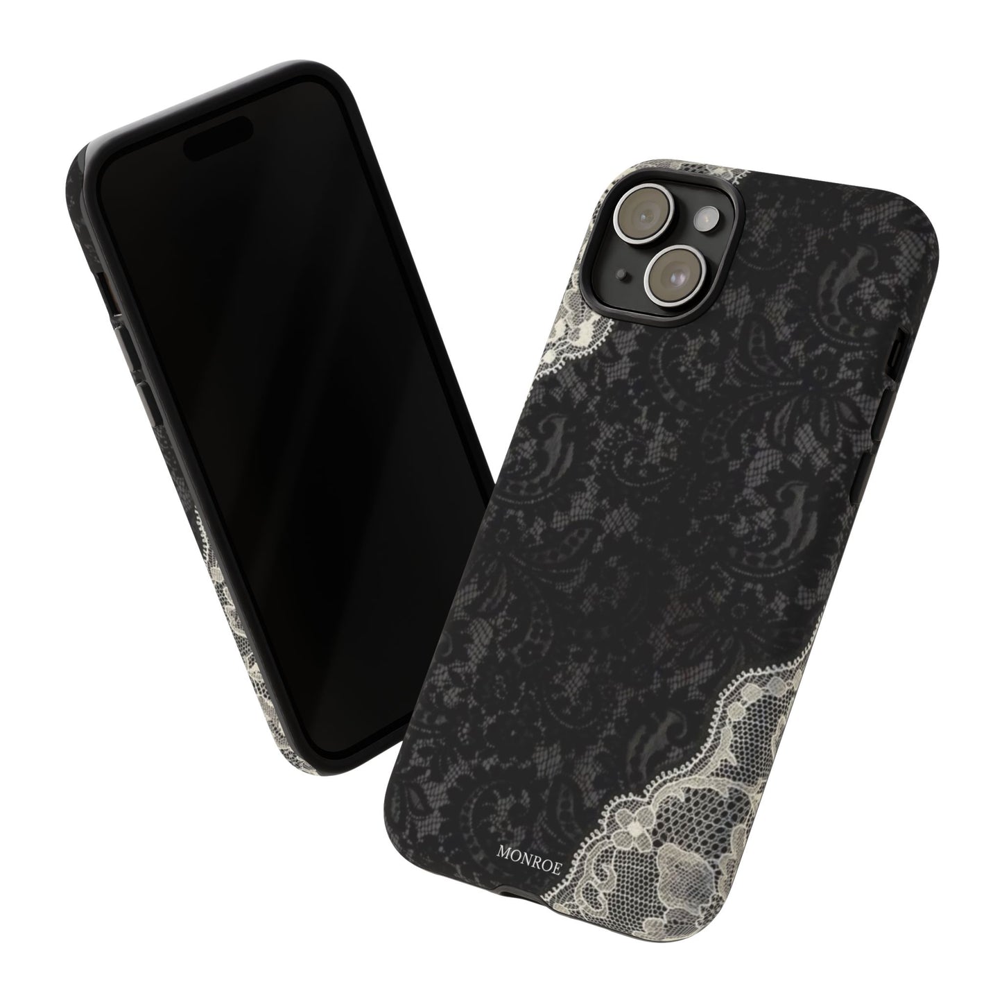 Black & White Edged Tough Case