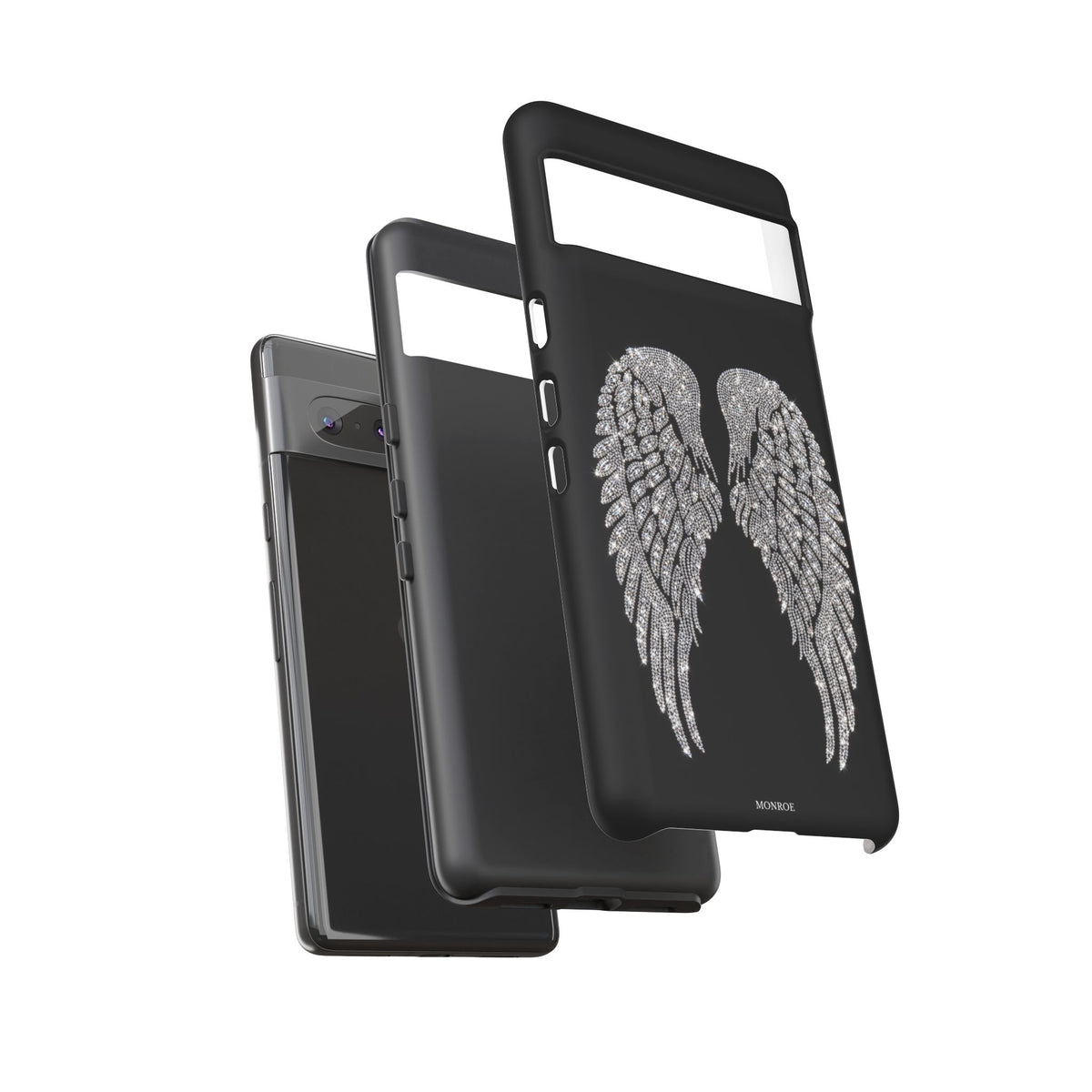 Silver Angel Wings Tough Case