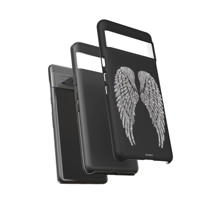 Silver Angel Wings Tough Case