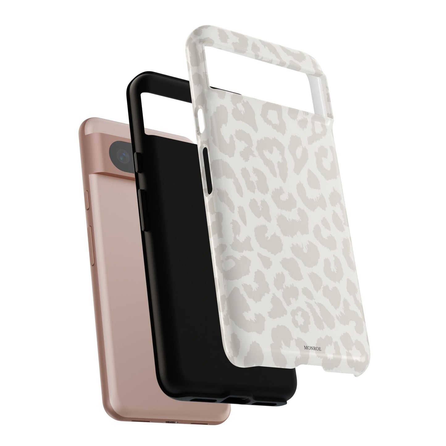 White Leopard Print Tough Case