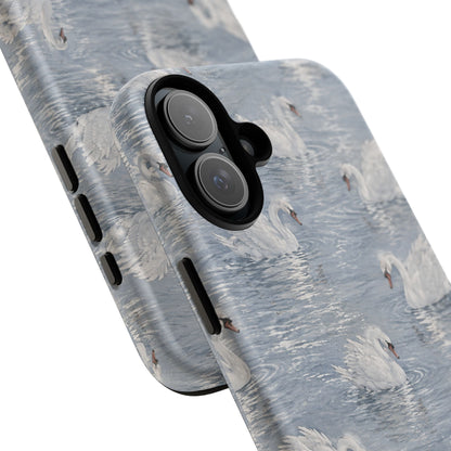 Swan Pattern Tough Case