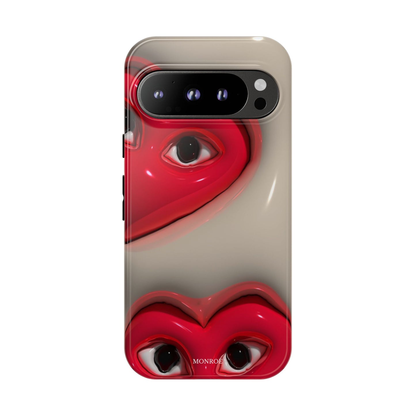 Red Heart Eyes Tough Case