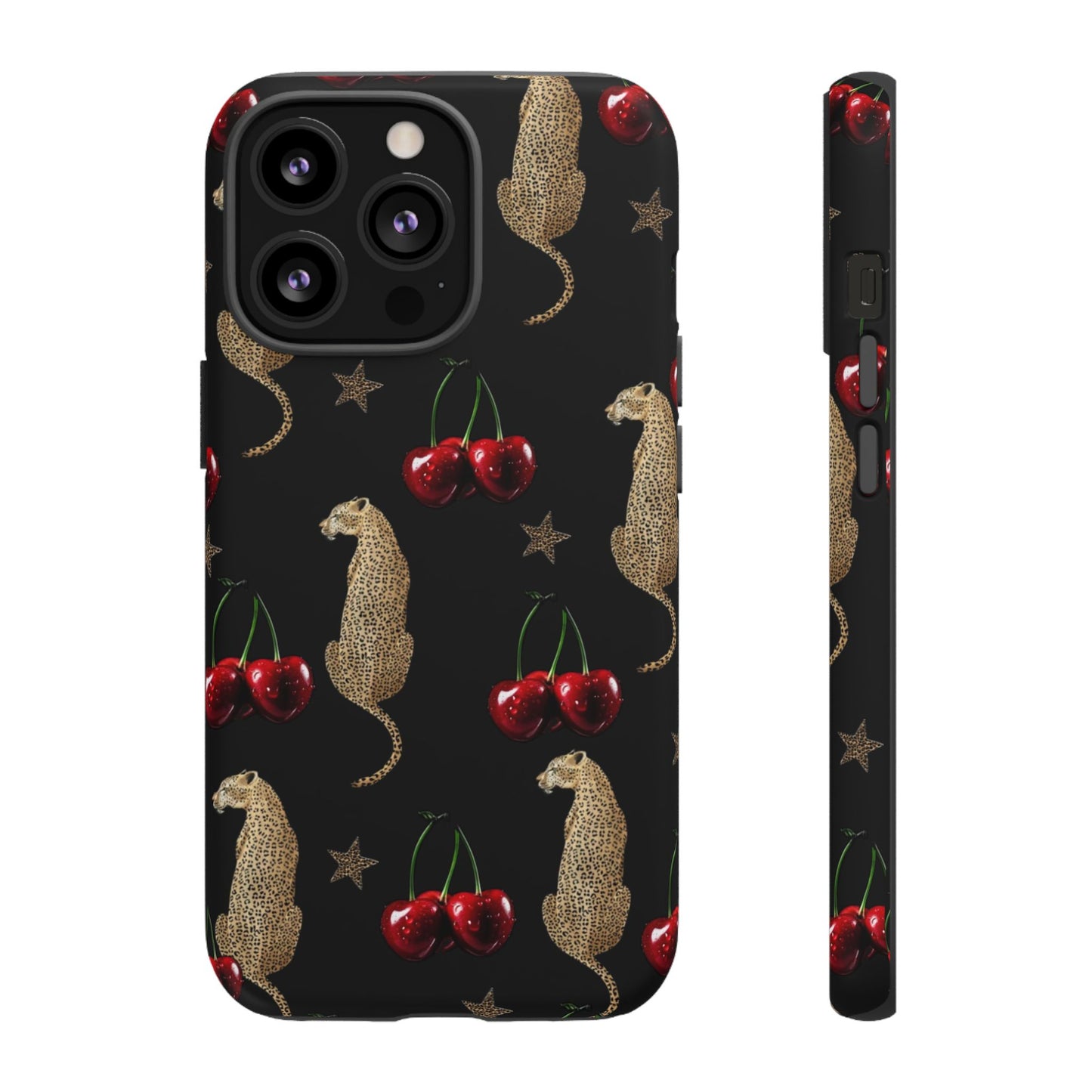 Leopard & Cherry Tough Case