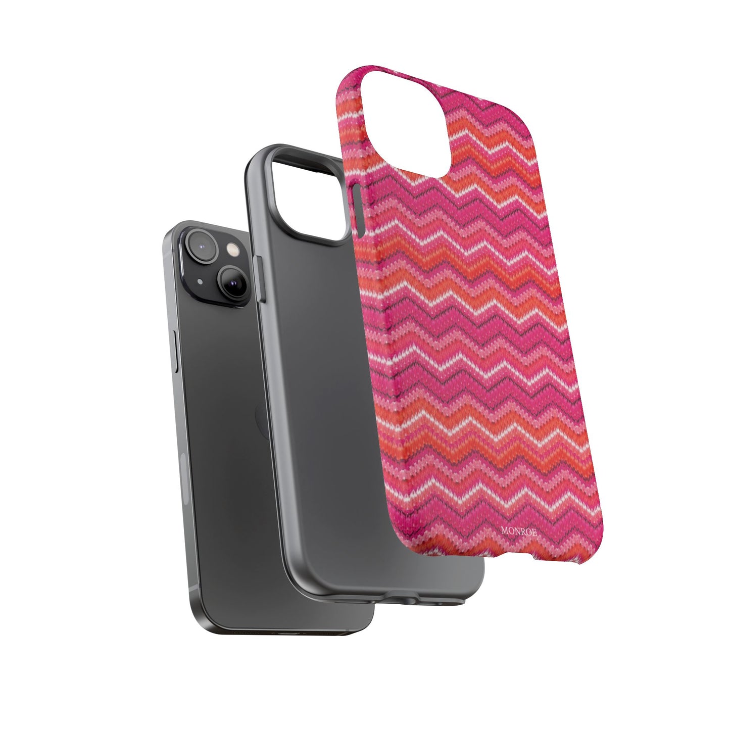 Pink Zigzag Tough Case