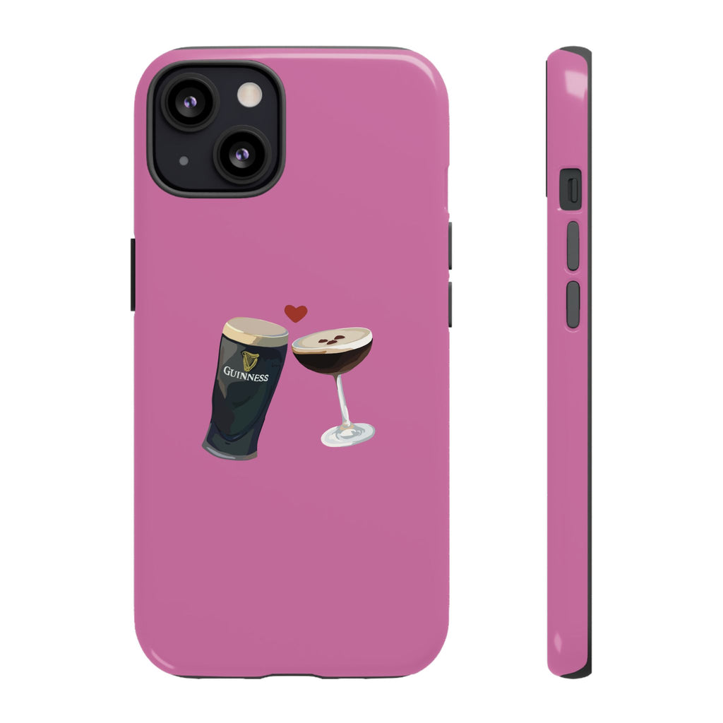 Pint & Wine Glass (Pink) Tough Case