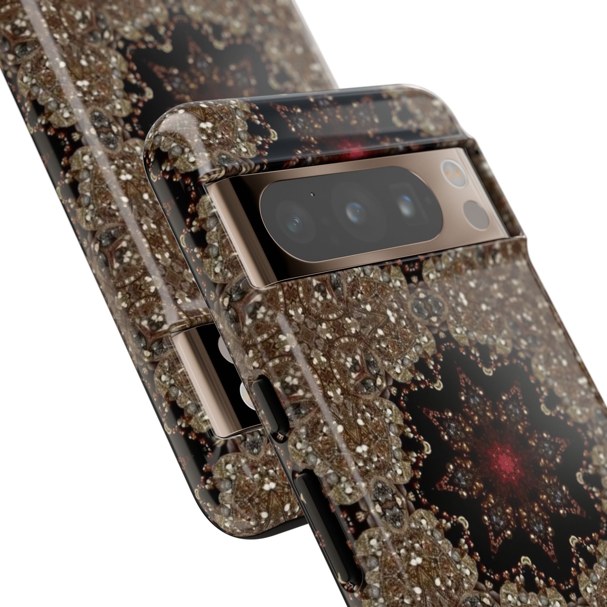 Brown Mandala Tough Protective Case