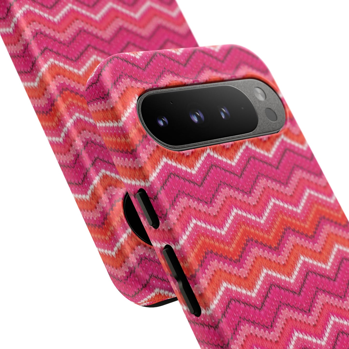Pink Zigzag Tough Case