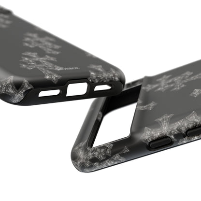 Black Crystal Cross Tough Case