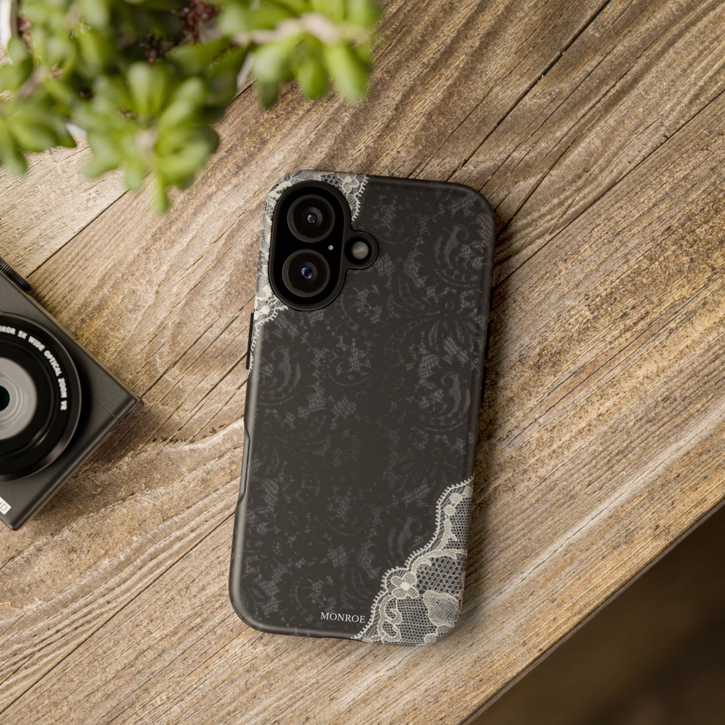 Black & White Edged Tough Case
