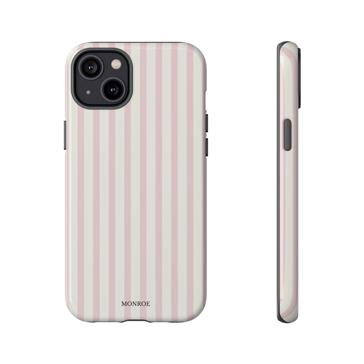 Light Pink Stripe Tough Phone Case