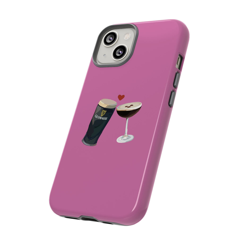 Pint & Wine Glass (Pink) Tough Case