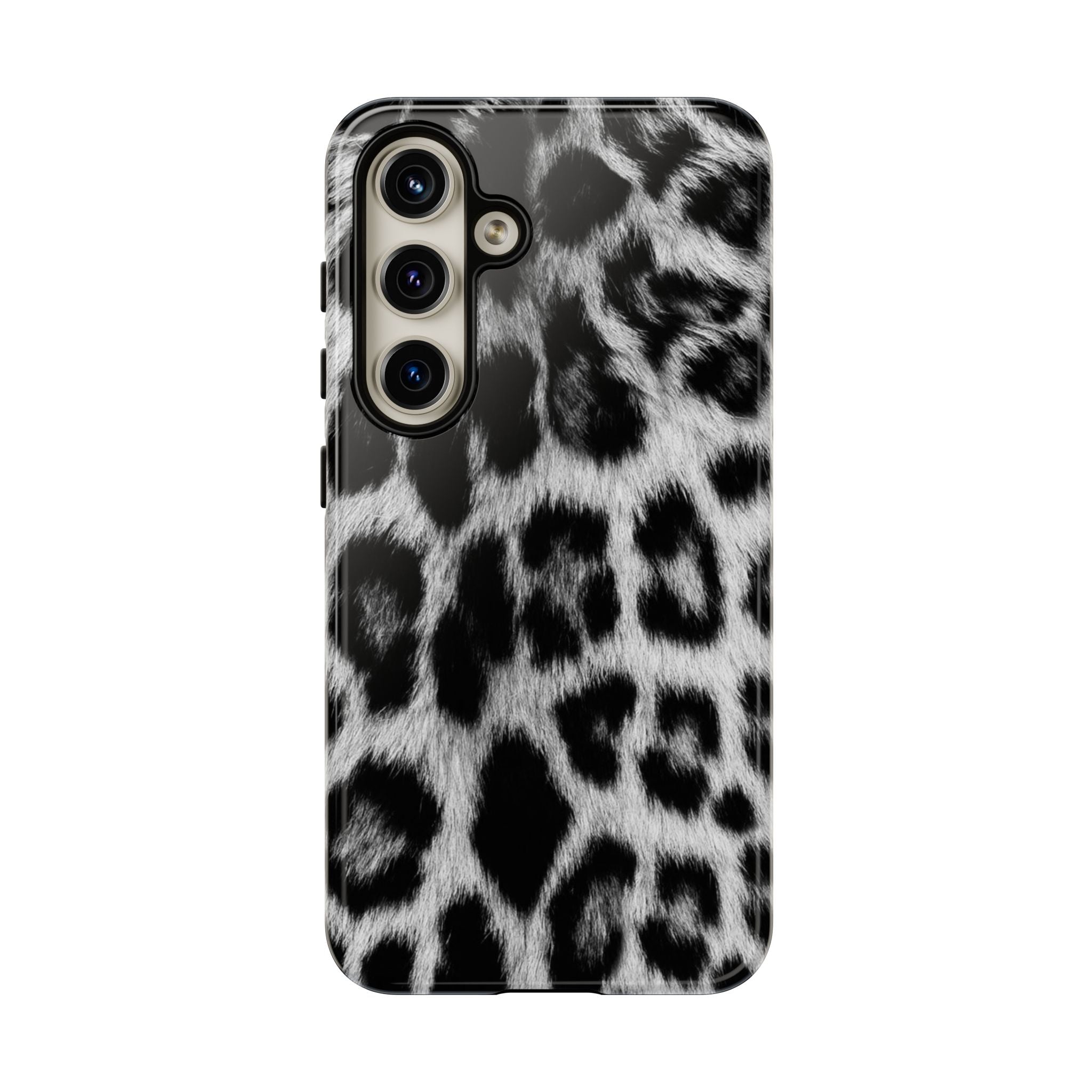 B&W Leopard Phone Case