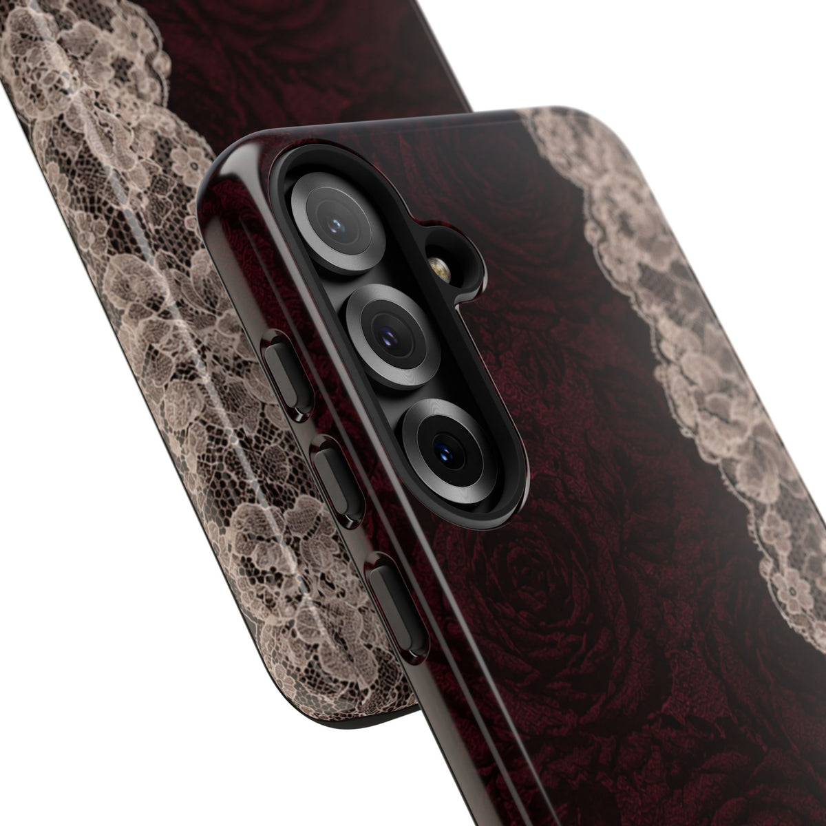 Burgundy Rose Tough Case