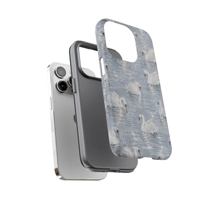Swan Pattern Tough Case