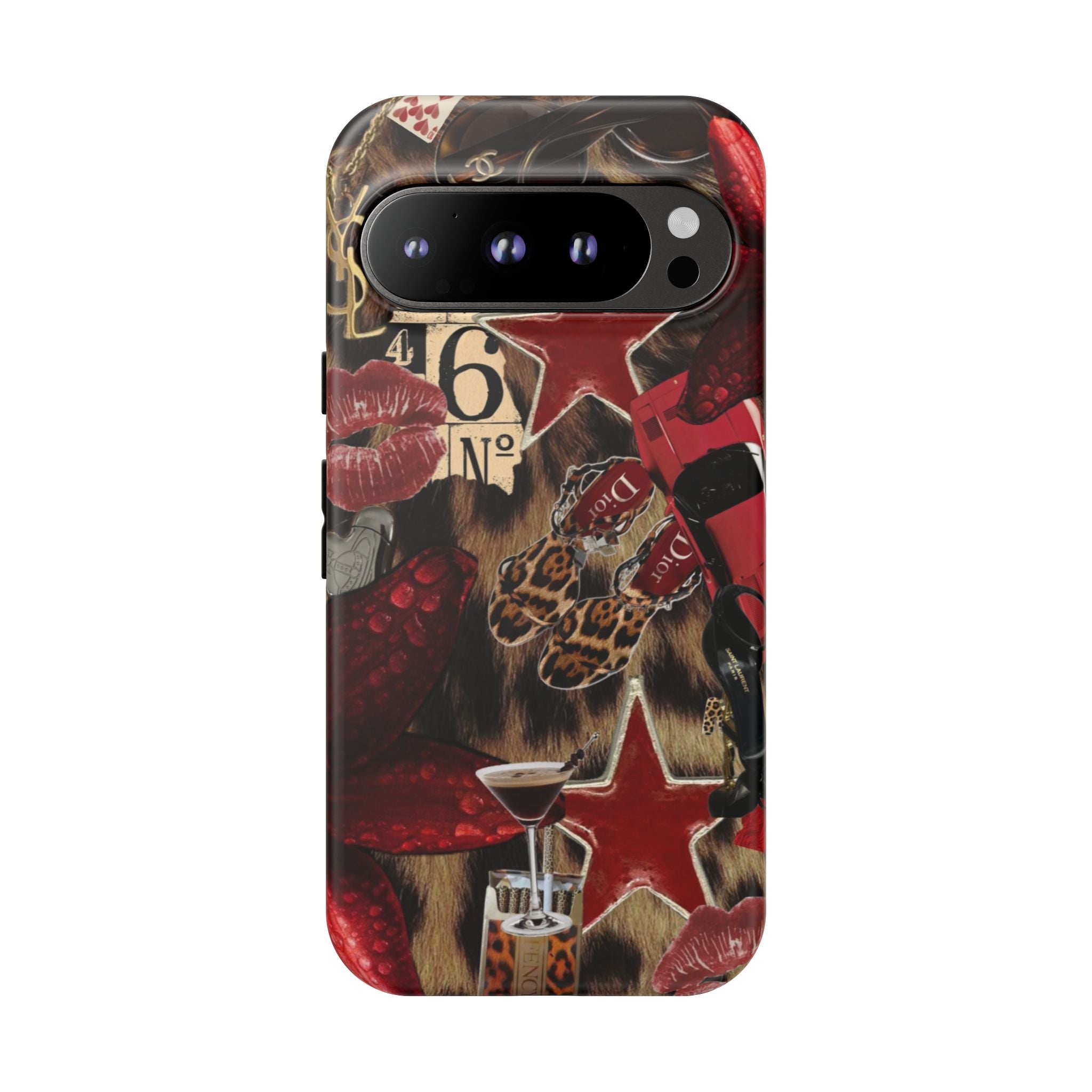 Cheetah Red Phone Case