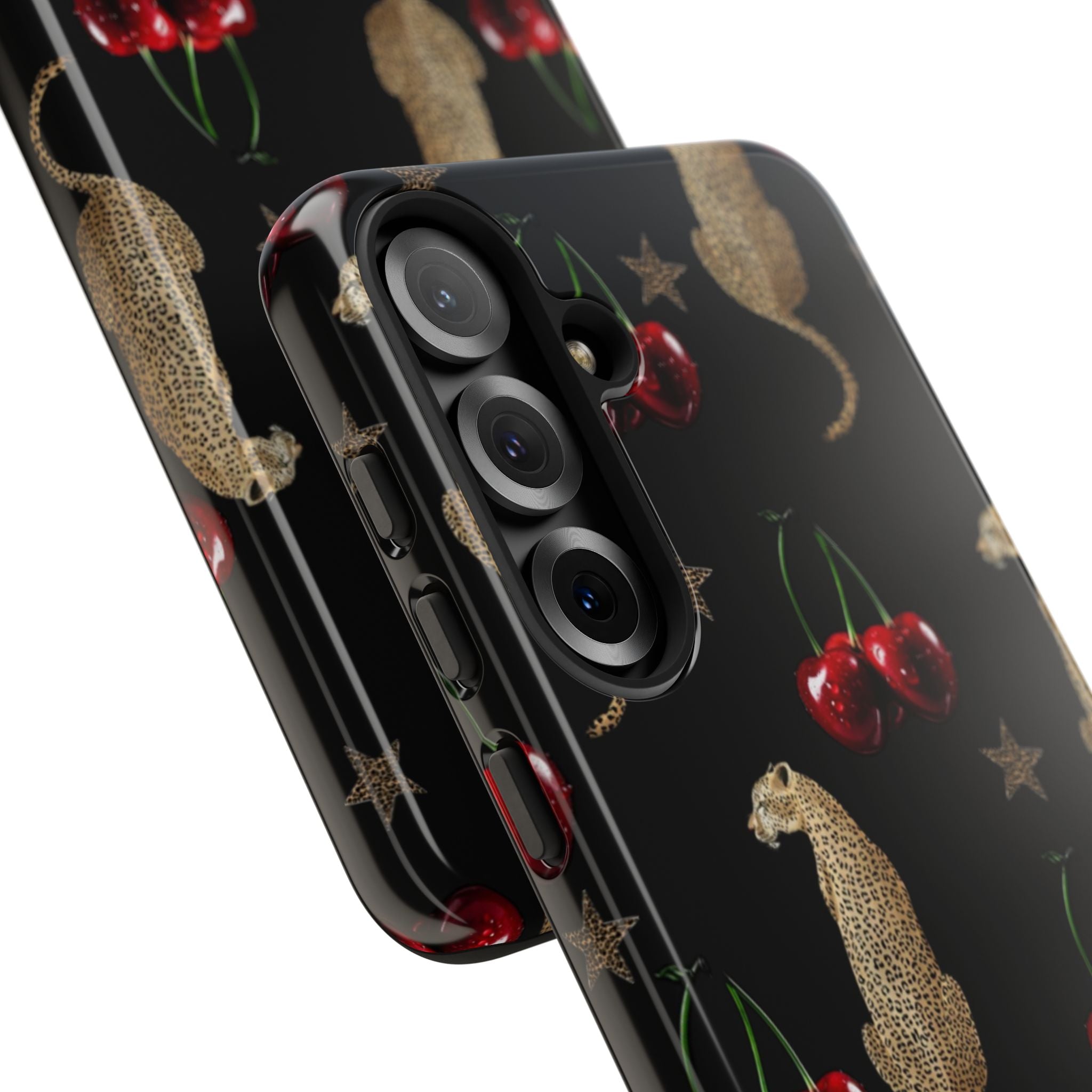 Leopards & Cherries Phone Case