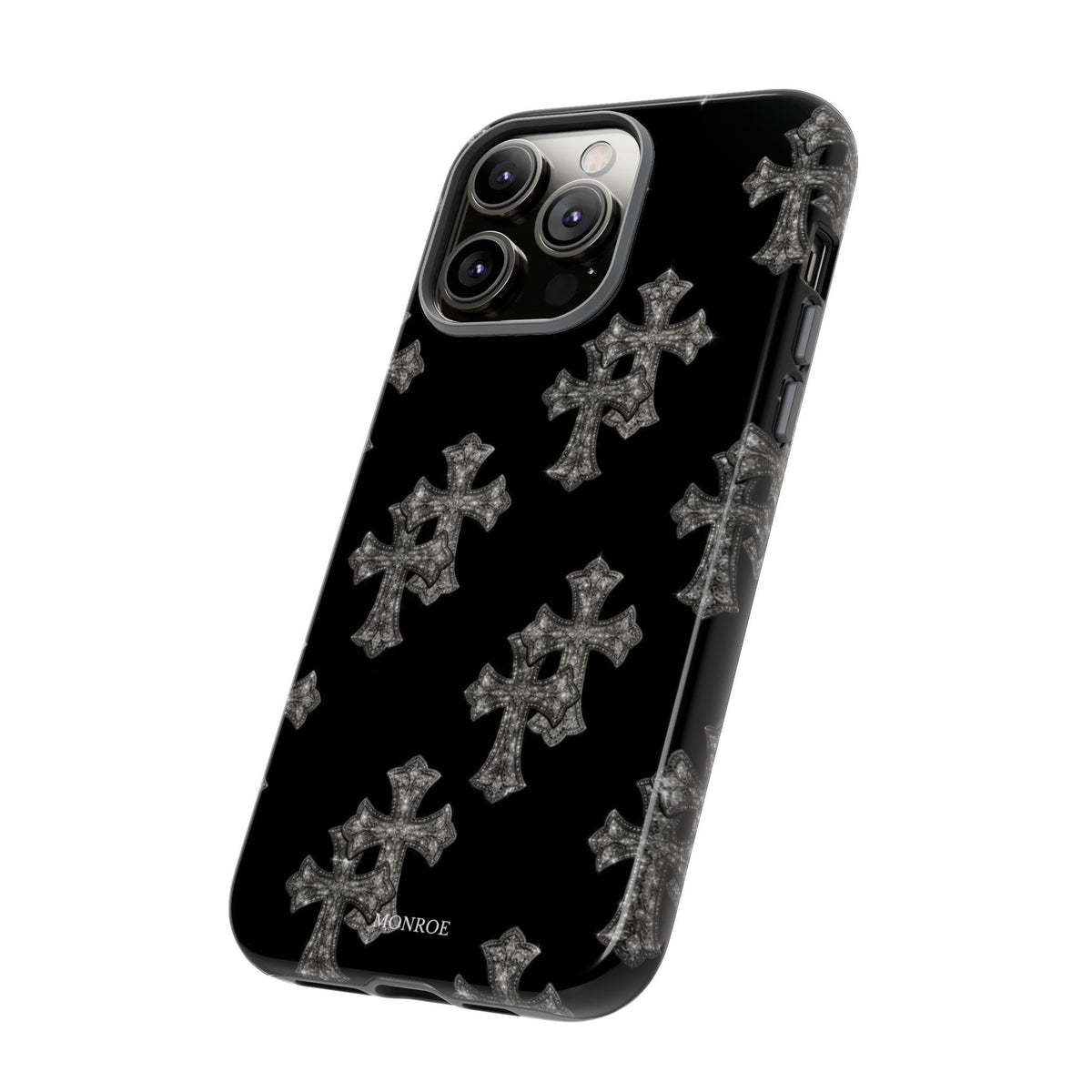 Black Crystal Cross Tough Case