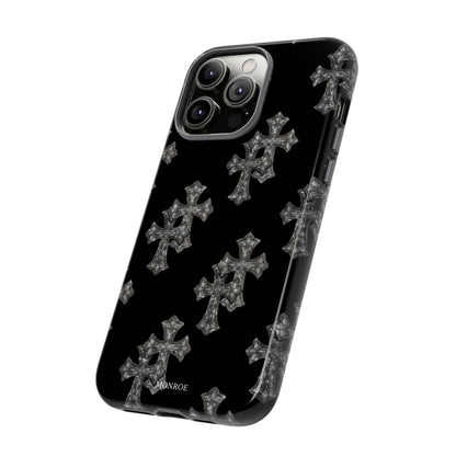 Black Crystal Cross Tough Case