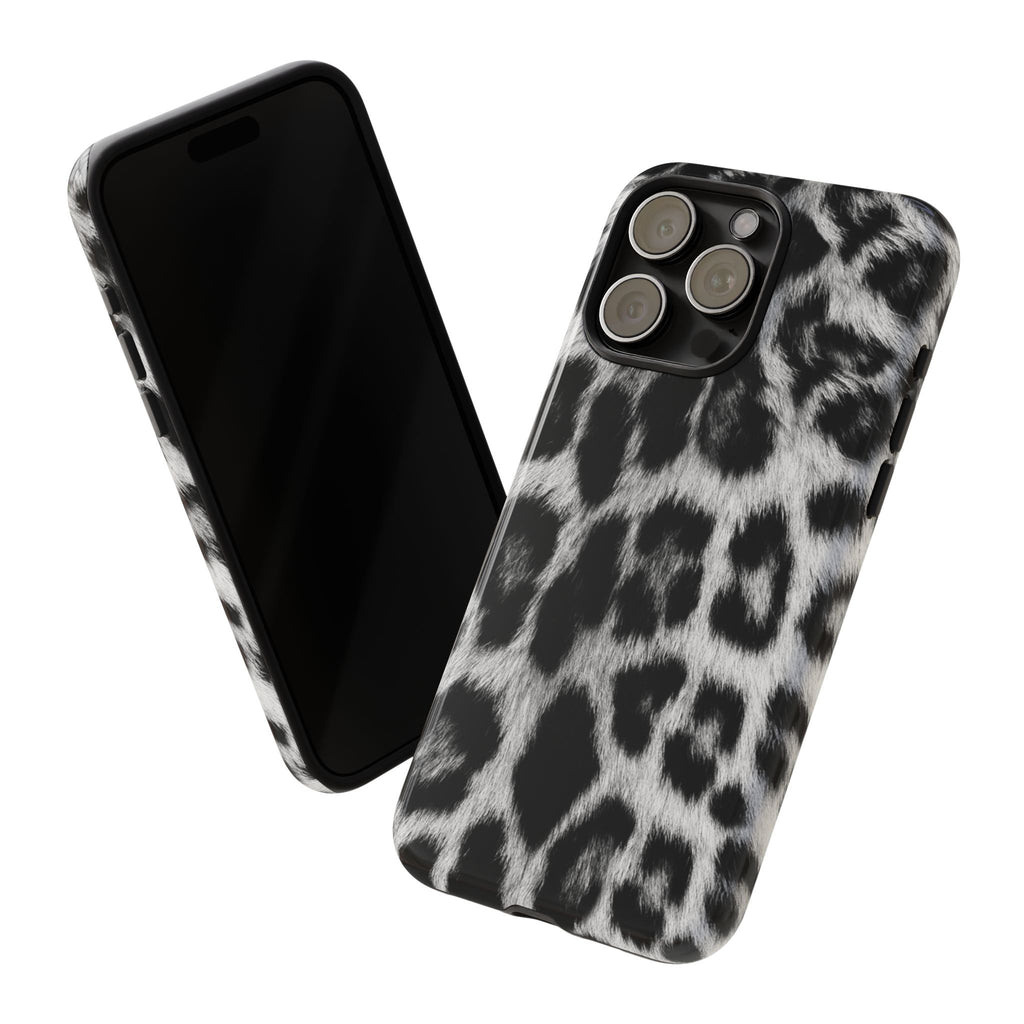 B&W Leopard Phone Case