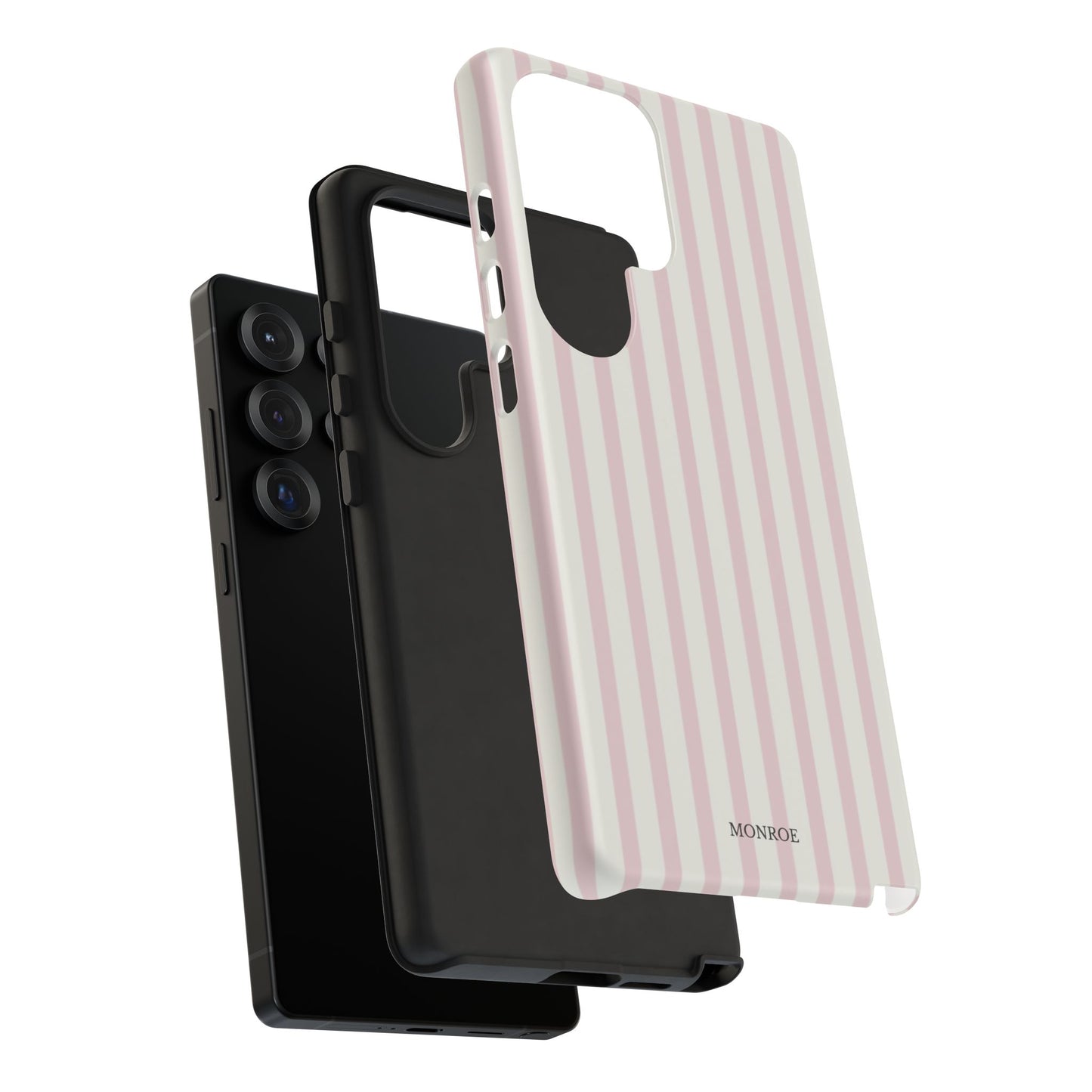 Light Pink Stripe Tough Phone Case