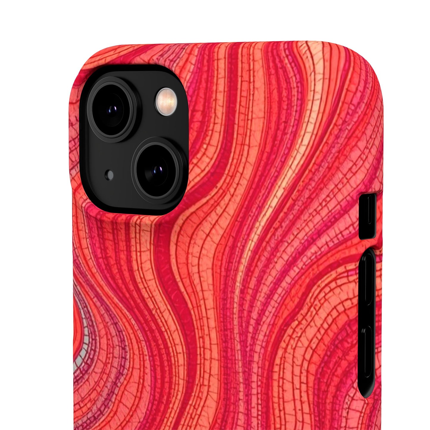 Retro Wavy Red Case