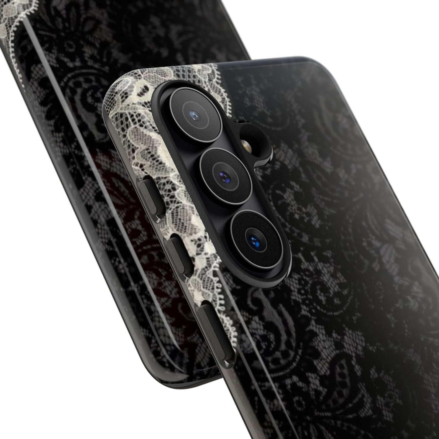 Black & White Edged Tough Case