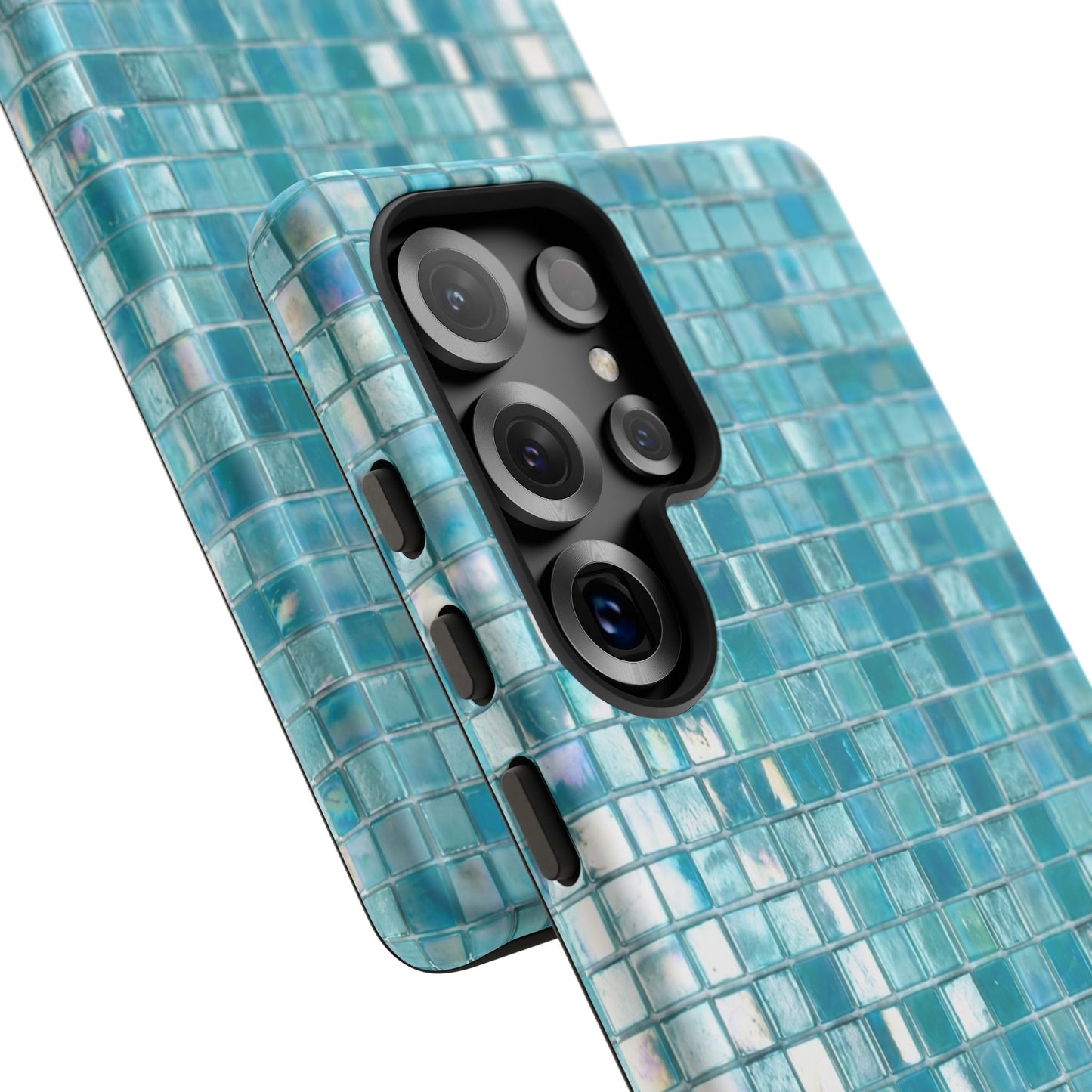 Hot Blue Mosaic Tile Tough Case