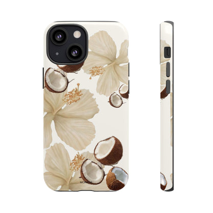 Tropical Coconut Floral Tough Case