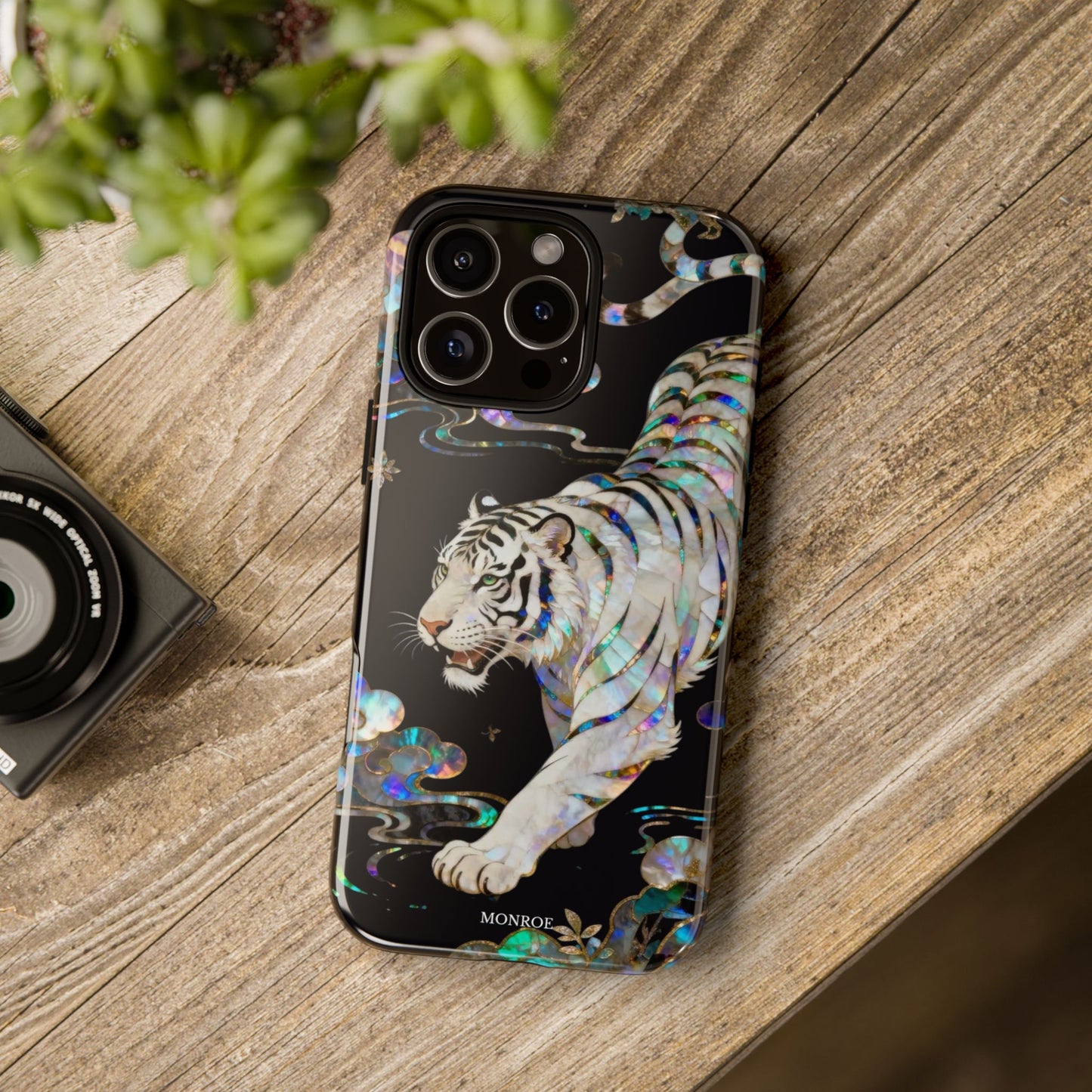 Iridescent White Tiger Tough Case