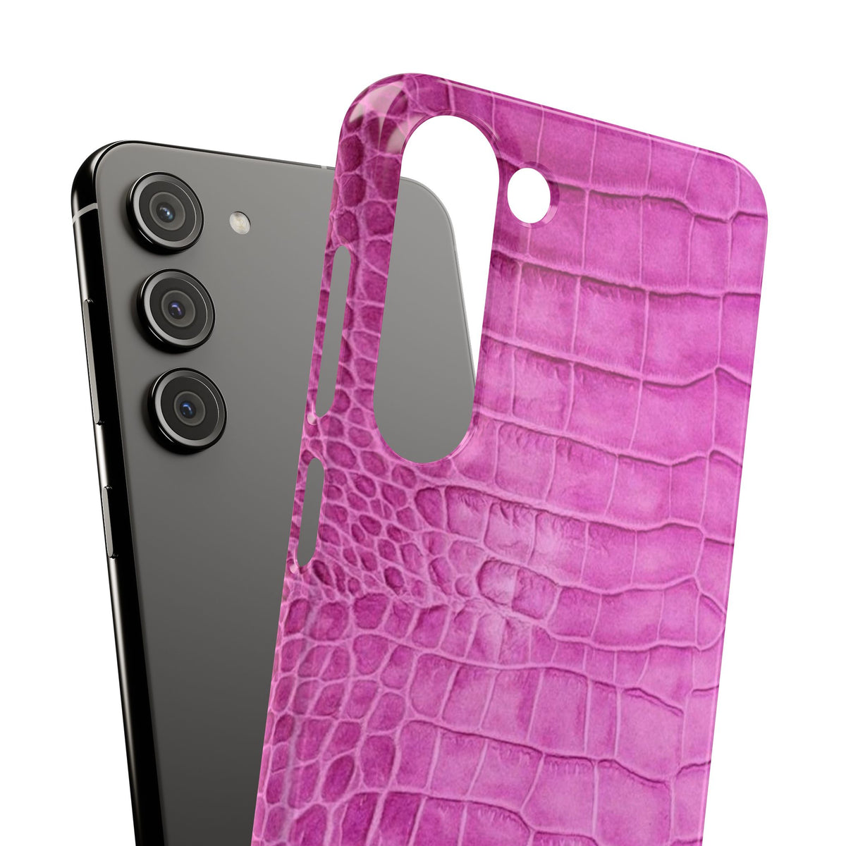 Purple Croc Case