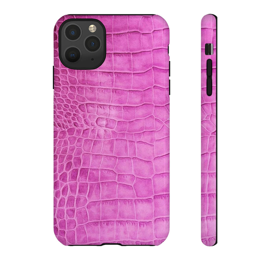 Purple Croc Phone Case