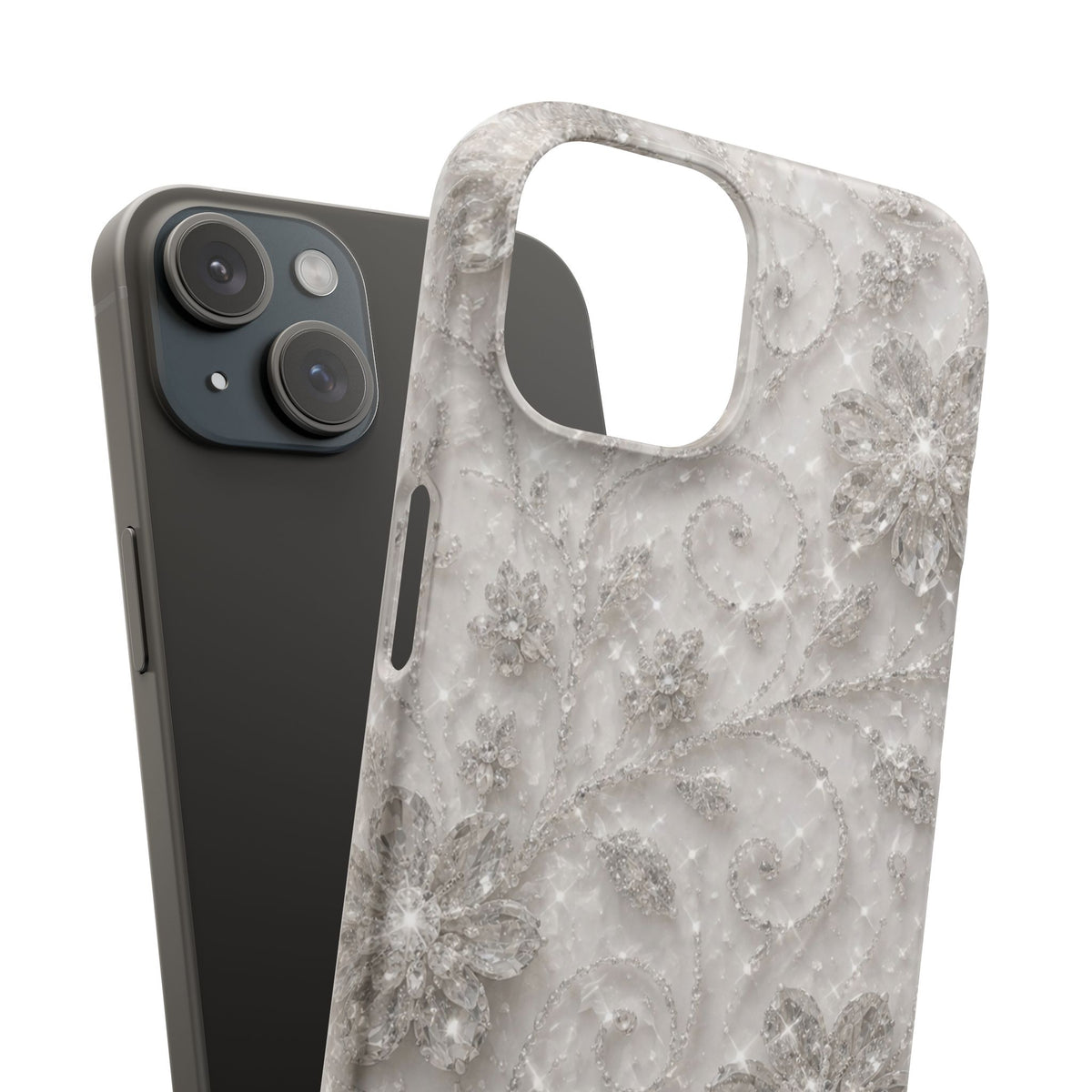 Glittery Floral Case