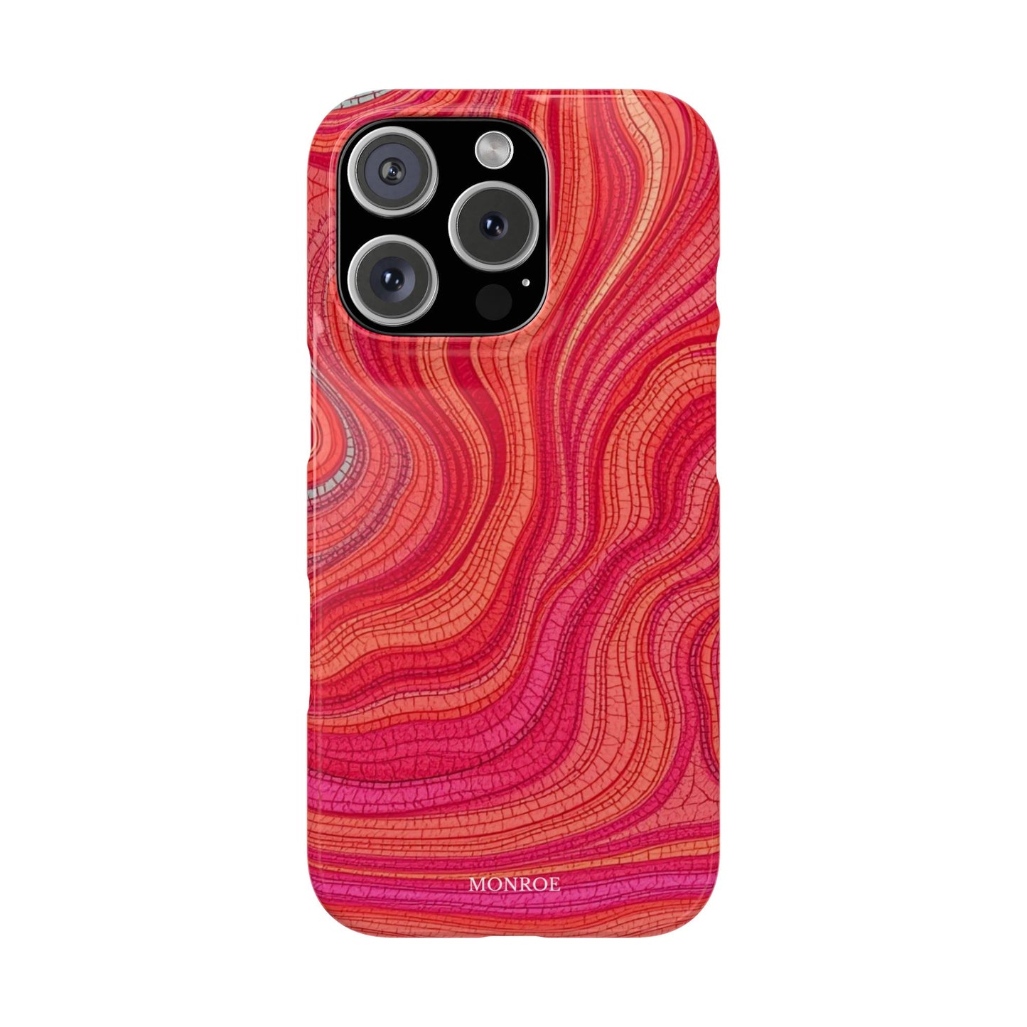 Retro Wavy Red Case
