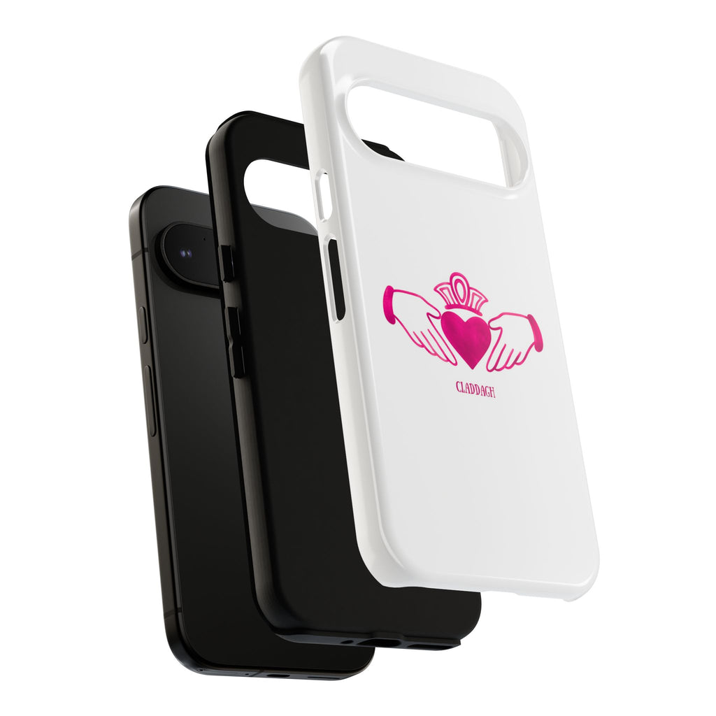 Pink Irish Claddagh Symbol Tough Phone Case