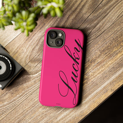 Hot Pink 'Lucky' Tough Case