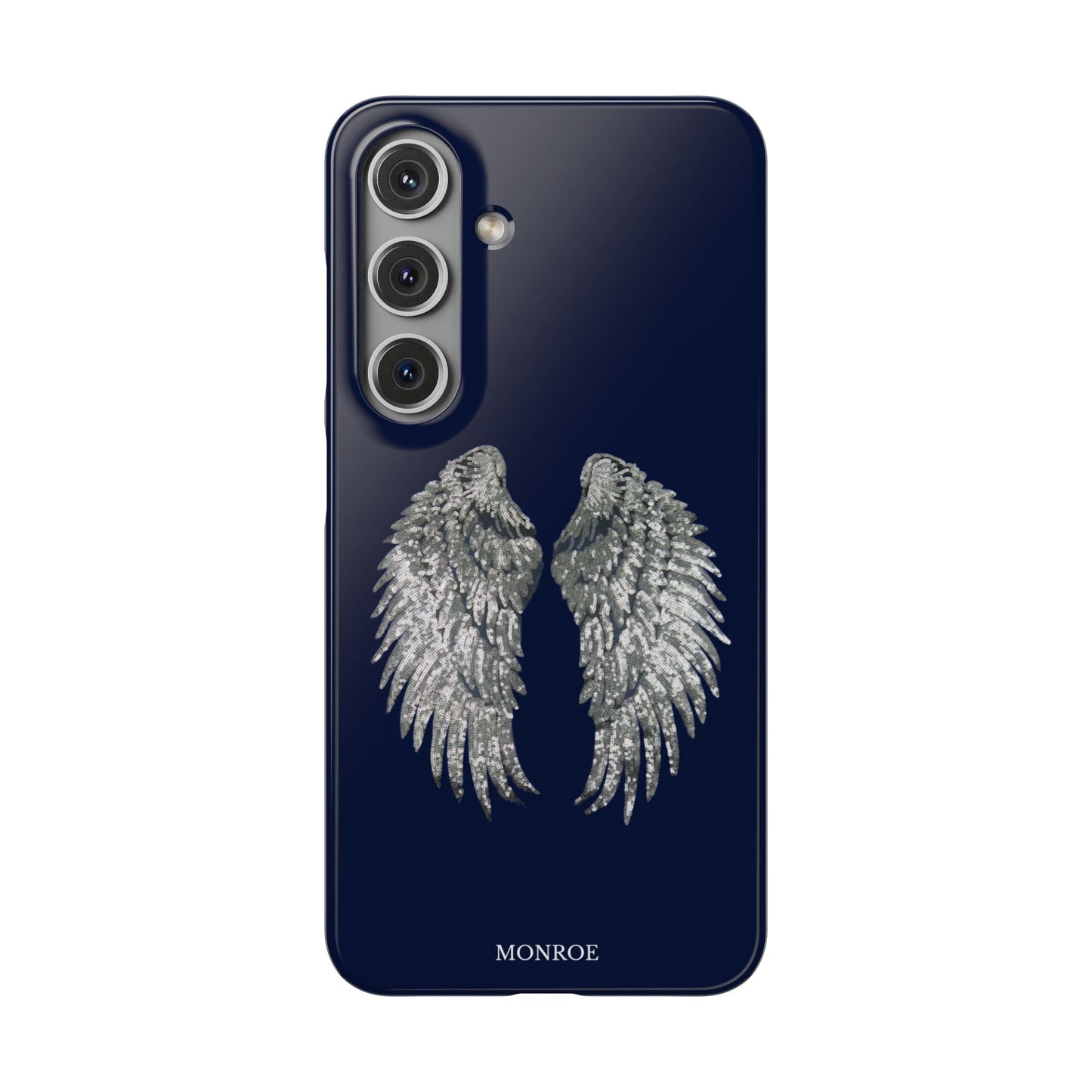Navy Angel Wings Case