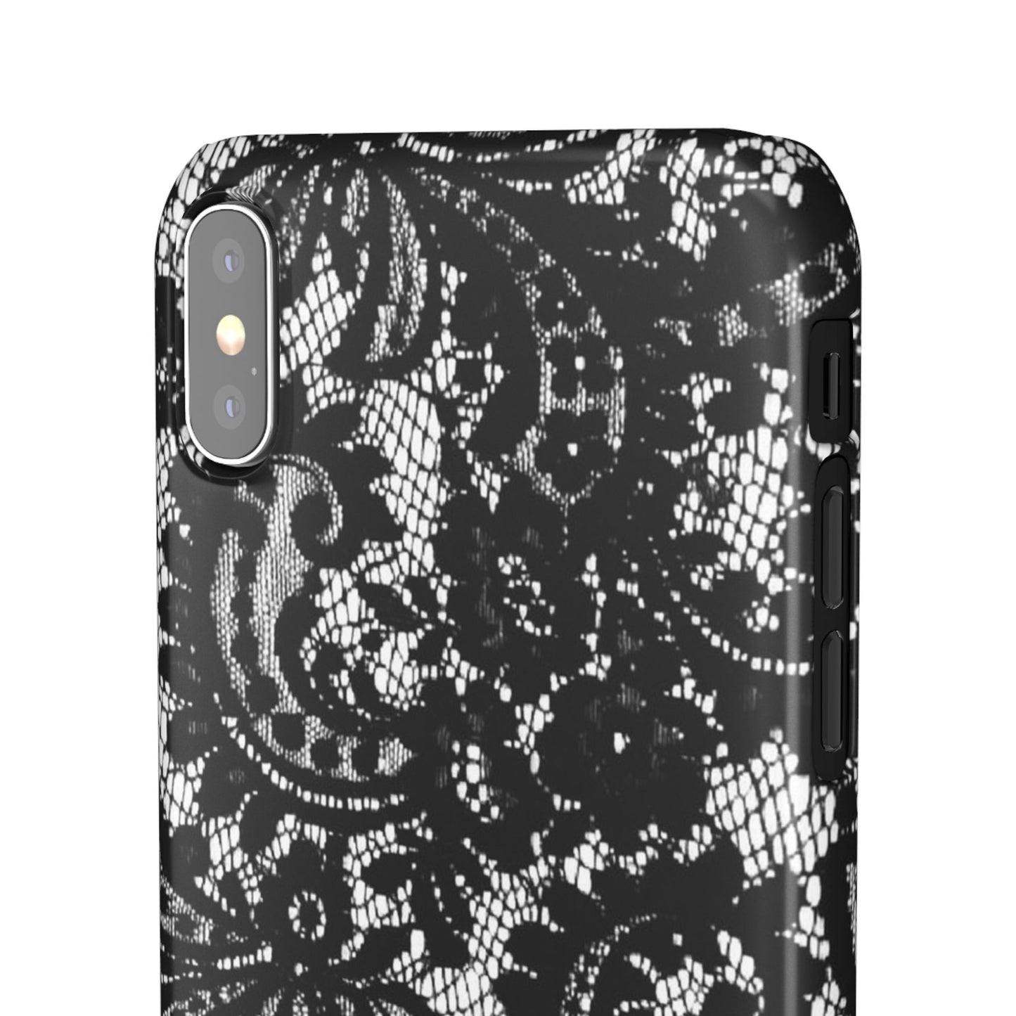 Black Lace Elegant Pattern Case