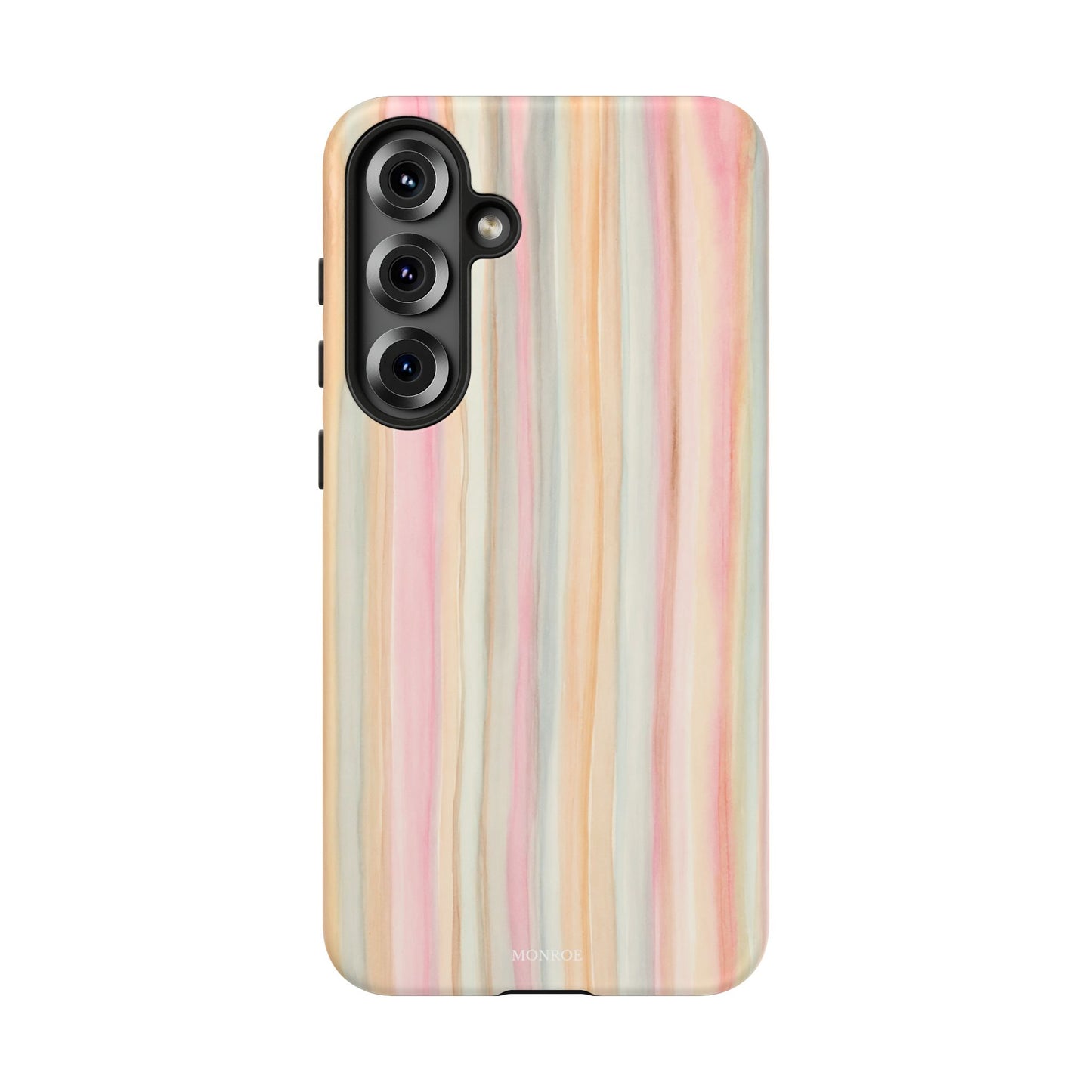 Pastel Watercolor Stripe Tough Case