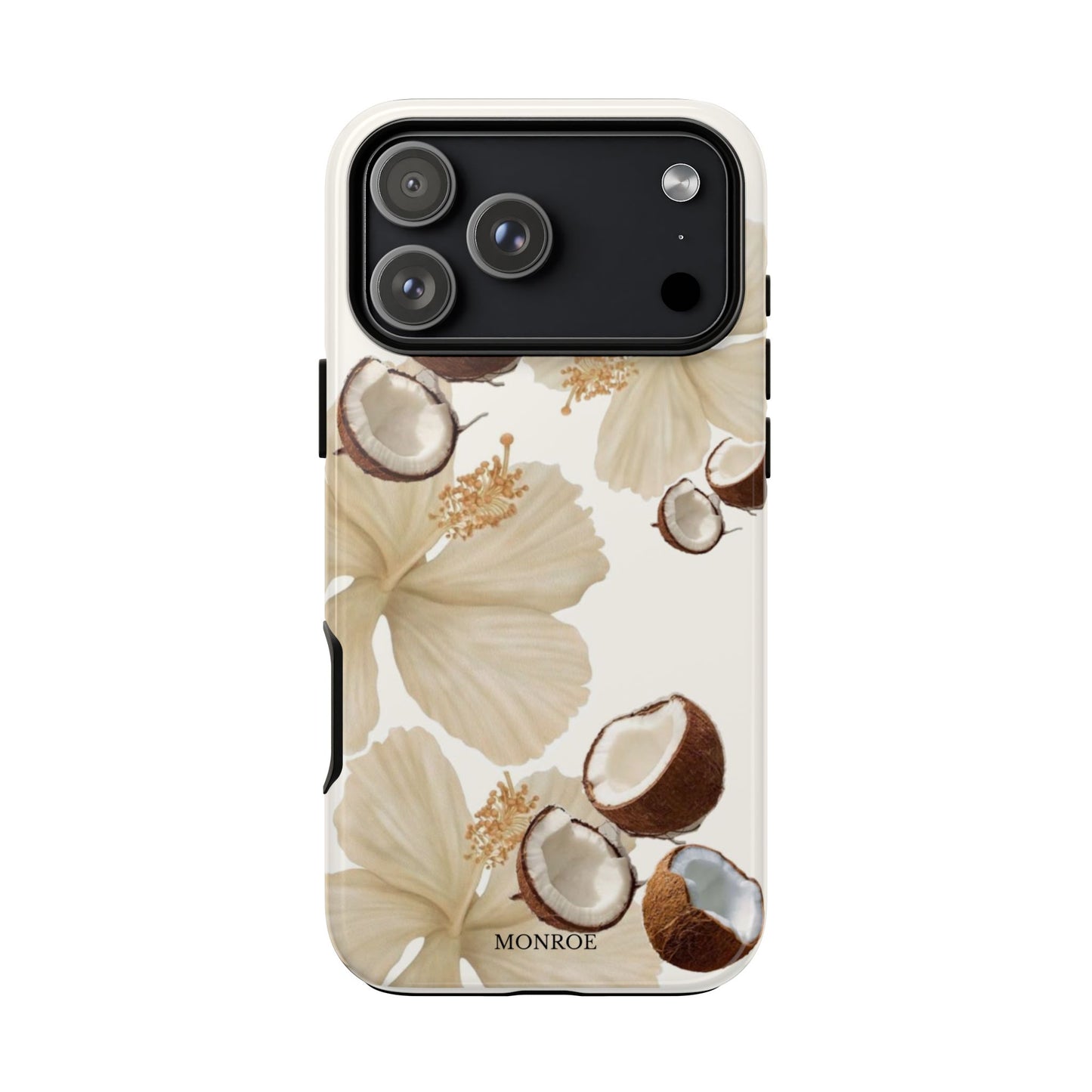 Tropical Coconut Floral Tough Case