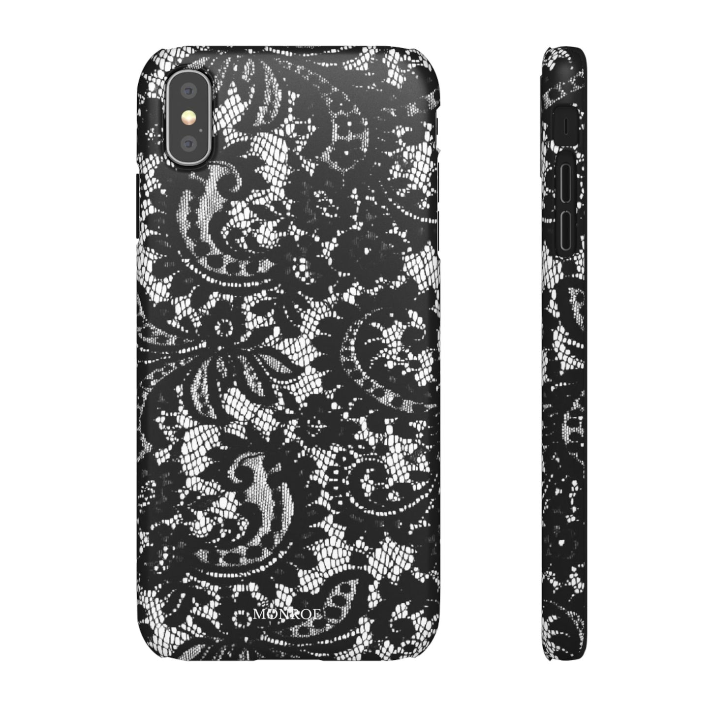 Black Lace Elegant Pattern Case
